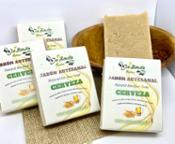 miniatura jabón natural de cerveza
