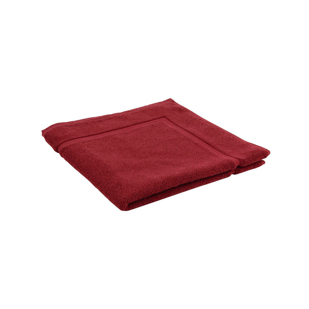 Alfombra baño burdeos 1000 g. Modelo París 60 x 60 cm