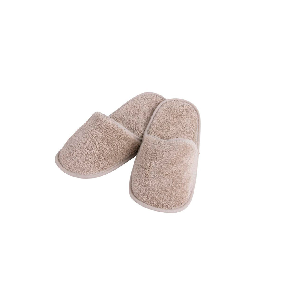 Zapatillas baño beige. Modelo Abisinia