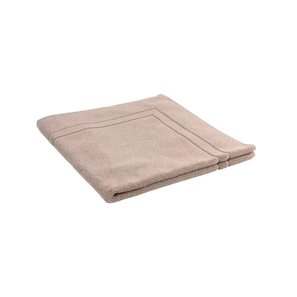 Alfombra baño beige 1000 g. Modelo Abisinia 60 x 60 cm