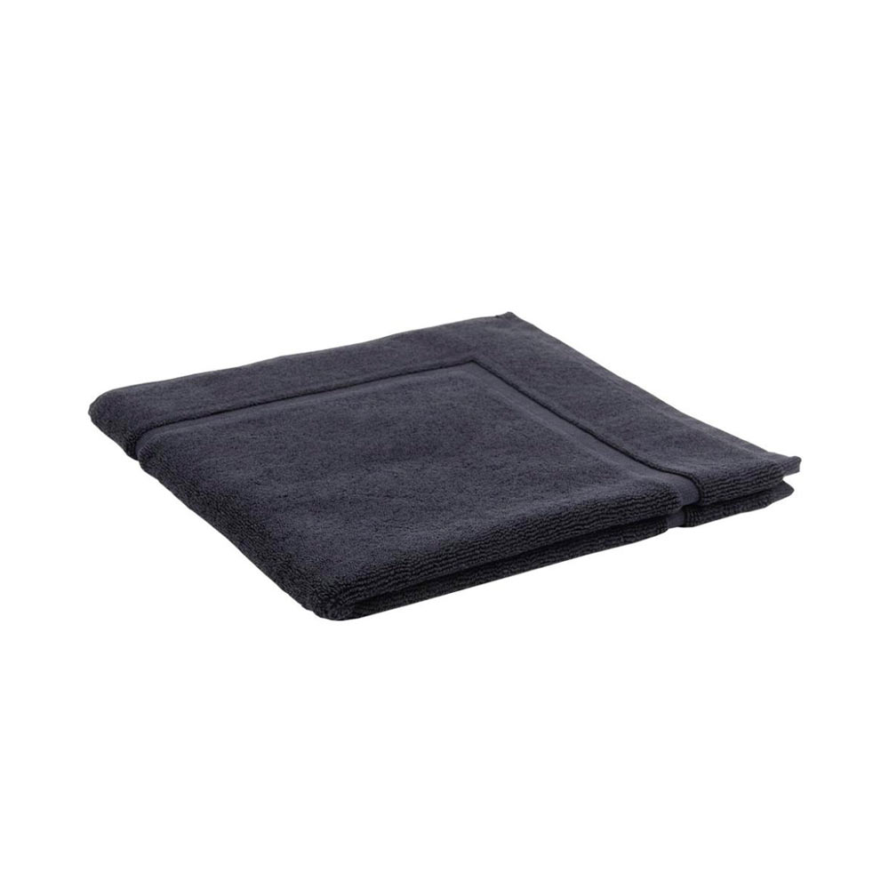 Alfombra Baño Negro Gr.1000 - Modelo Brillante 60 x 60 cm