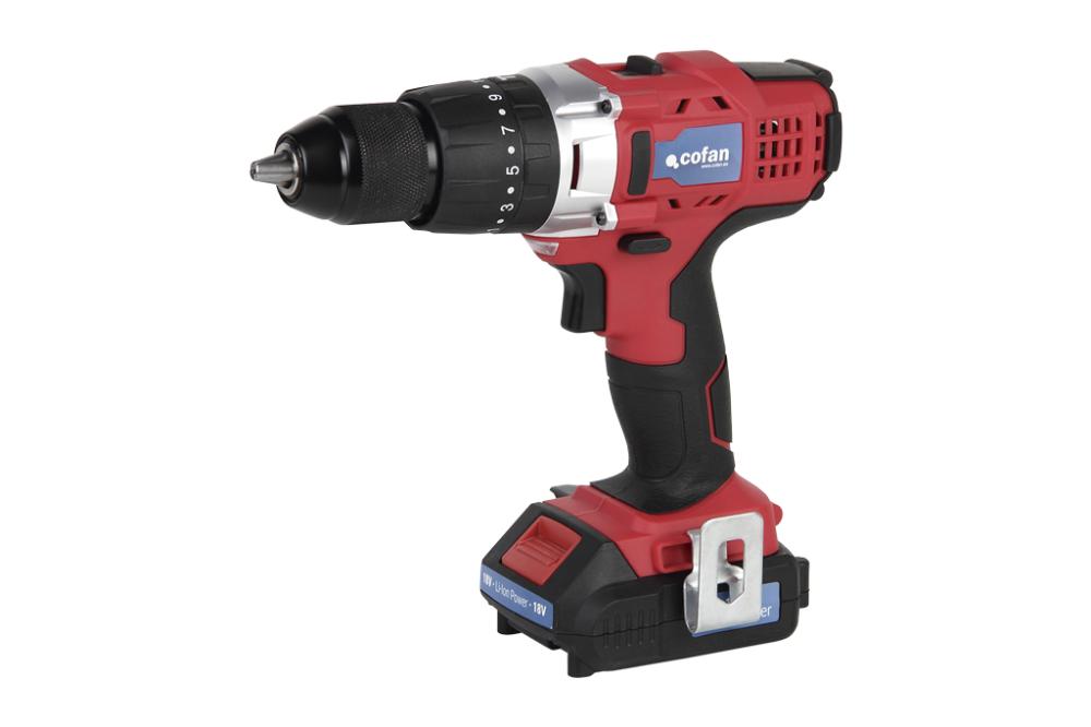 Taladro percutor a batería Li-Ion 18v 1300 Rpm