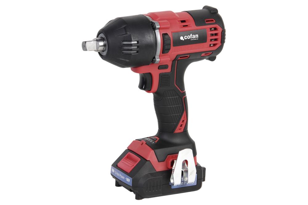Cofan Pistola Impacto 1/2" Batería 18v