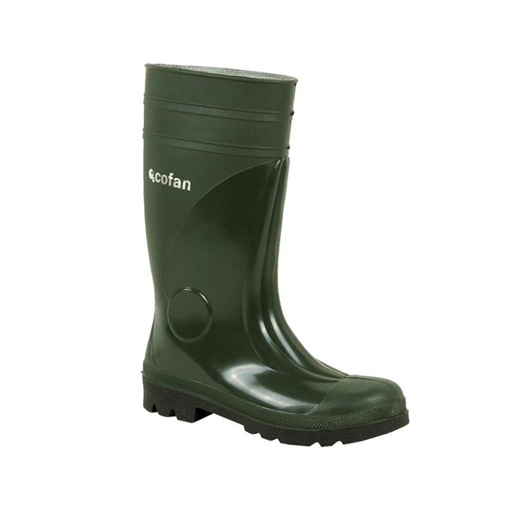 Bota de Agua Color Verde Seguridad S5 Puntera de Acero