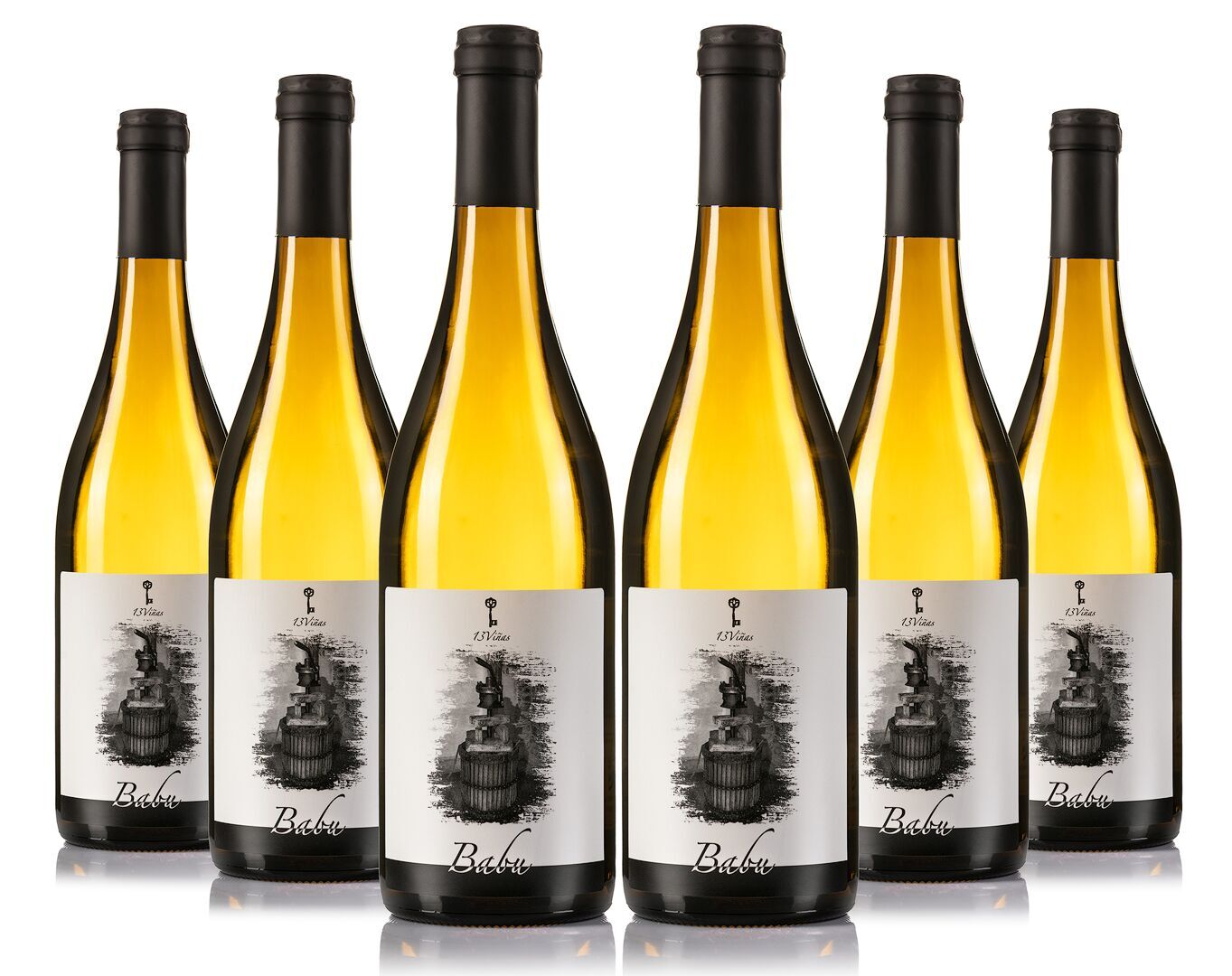 Caja 6 unidades Babú vino blanco