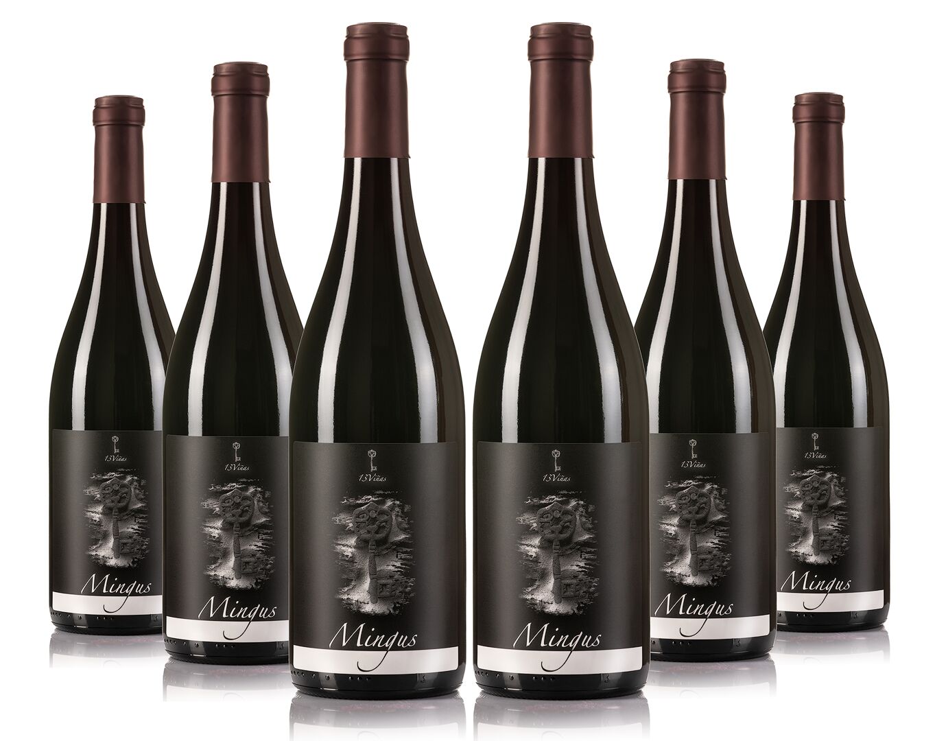 Caja 6 unidades Mingus tinto joven