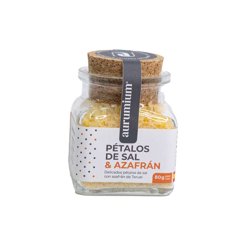 Pétalos de Sal con Azafrán, Tarro 80g