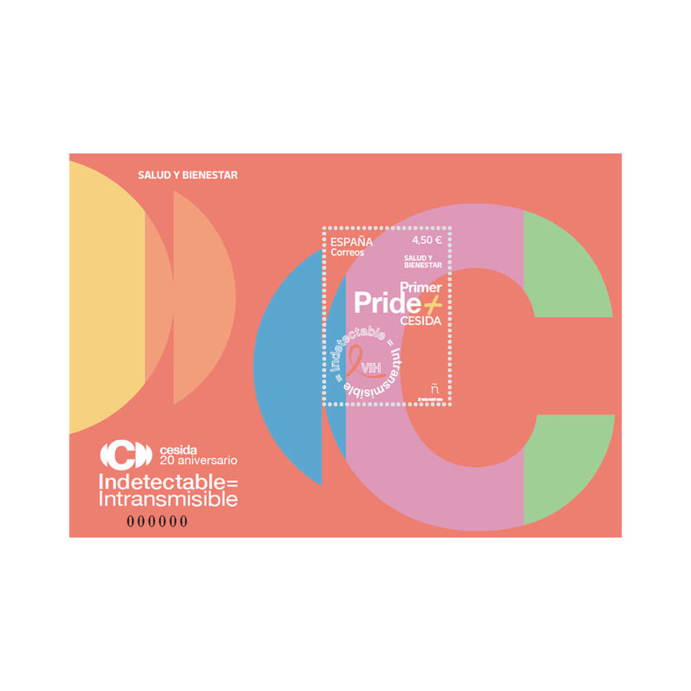 Sello VIH CESIDA Correos Market