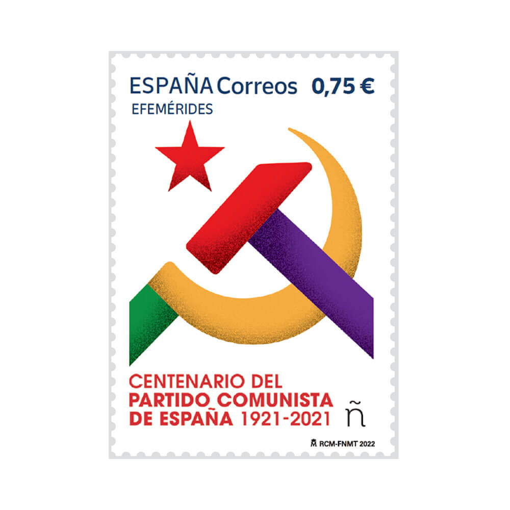 Sello centenario Partido Comunista PCE 1921-2021 de venta en Correos - la tienda oficial de Correos en Correos Market