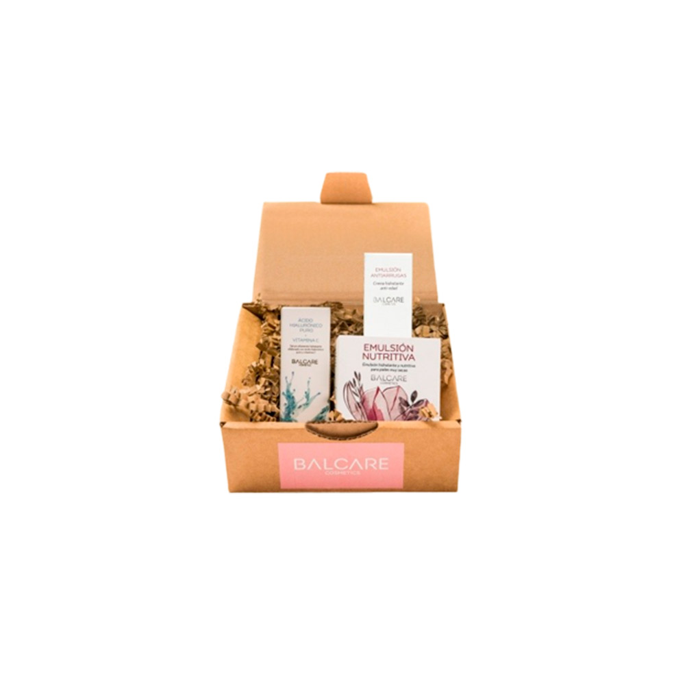 Lote de Navidad 04 (concentrado de ácido hialurónico + emulsión nutritiva + emulsión antiedad)