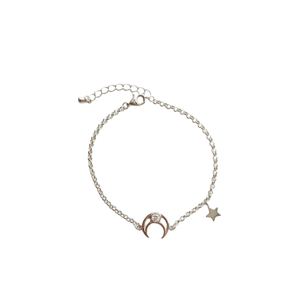 Pulsera Luna de plata
