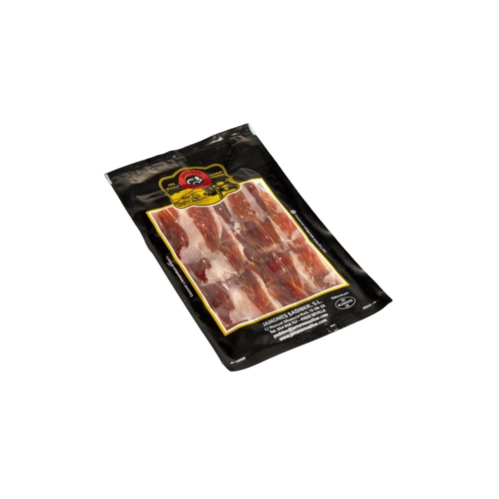 Jamones Sadiber Jamón Bellota Ibérico 50% Raza Ibérica -sobres de 100 g