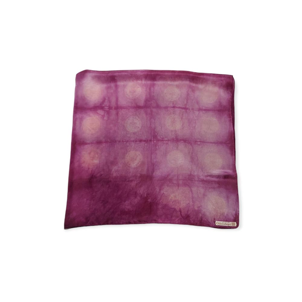 Pañuelo de seda natural modelo Hermes Lavanda