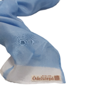 miniatura Pañuelo de seda natural Margen Azul  5