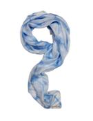 miniatura Pañuelo de seda natural Triangulo Azul 90x90 cm 2