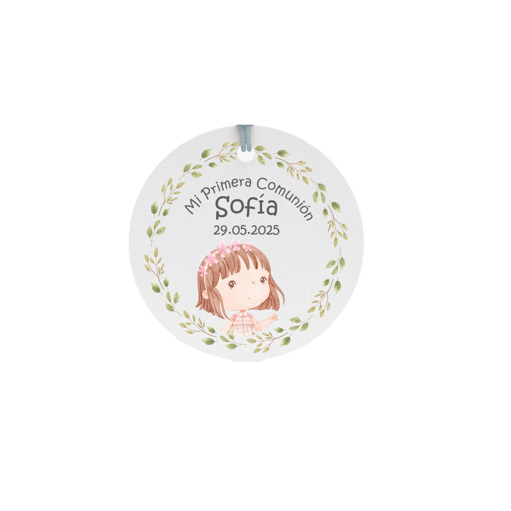 etiqueta primera comunión