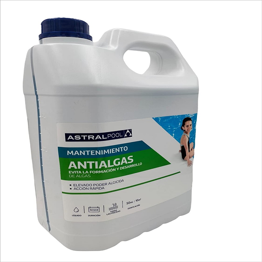 Rasmacor Pack 2 unidades antialgas 5 litros Astralpool