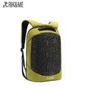 miniatura Mochila Antirrobo USB Madrid Mariscal verde 3