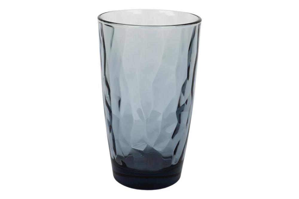 Cofan Pack 6 Vasos Alto Vidrio 47cl Color Azul Modelo Jade