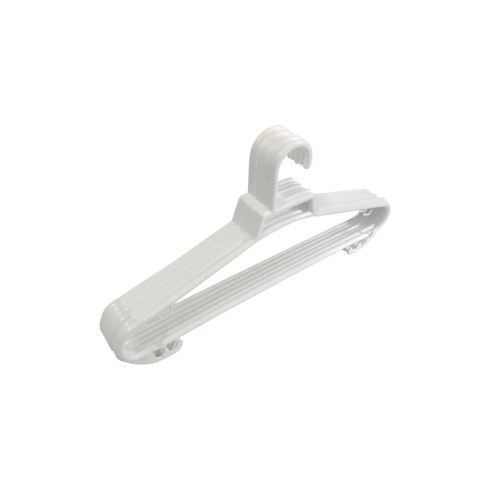 Pack Perchas blancas Oslo 6 unidades 38 x 18 cm