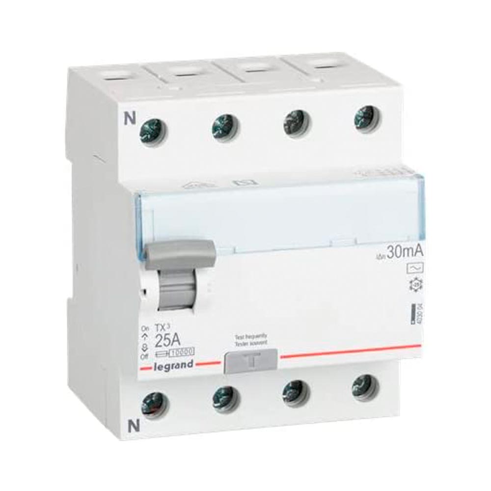 Legrand 403004 - Interruptor Diferencial 4P 25A 30MA
