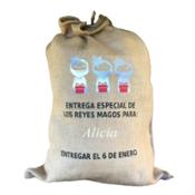 miniatura Saco regalos Reyes Magos personalizado 2