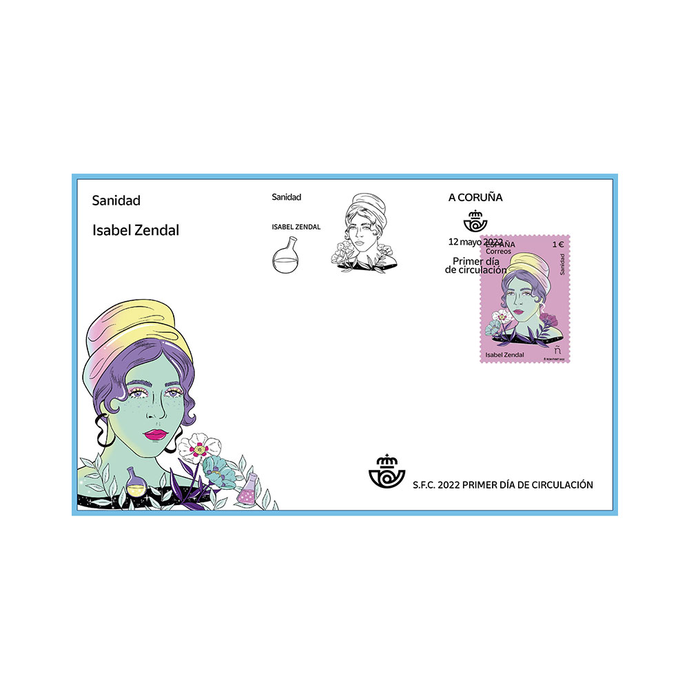 Sobre Primer Día Isabel Zendal Correos para coleccionar