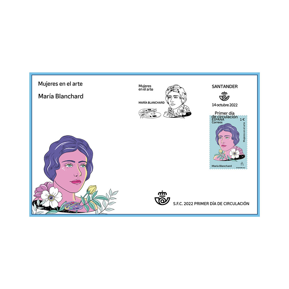 Sobre Primer Día María Blanchard Correos para coleccionar