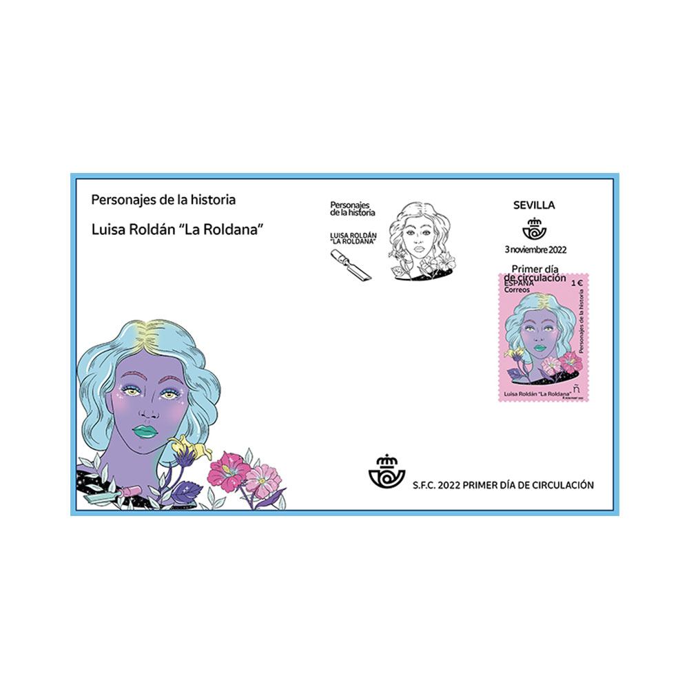 Sobre Primer Día Luisa Roldán Correos para coleccionar