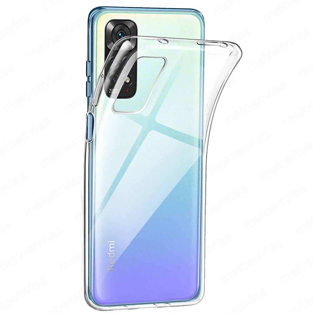 Funda gel + 5 Protectores cristal pantalla para Xiaomi Redmi Note 11/11S