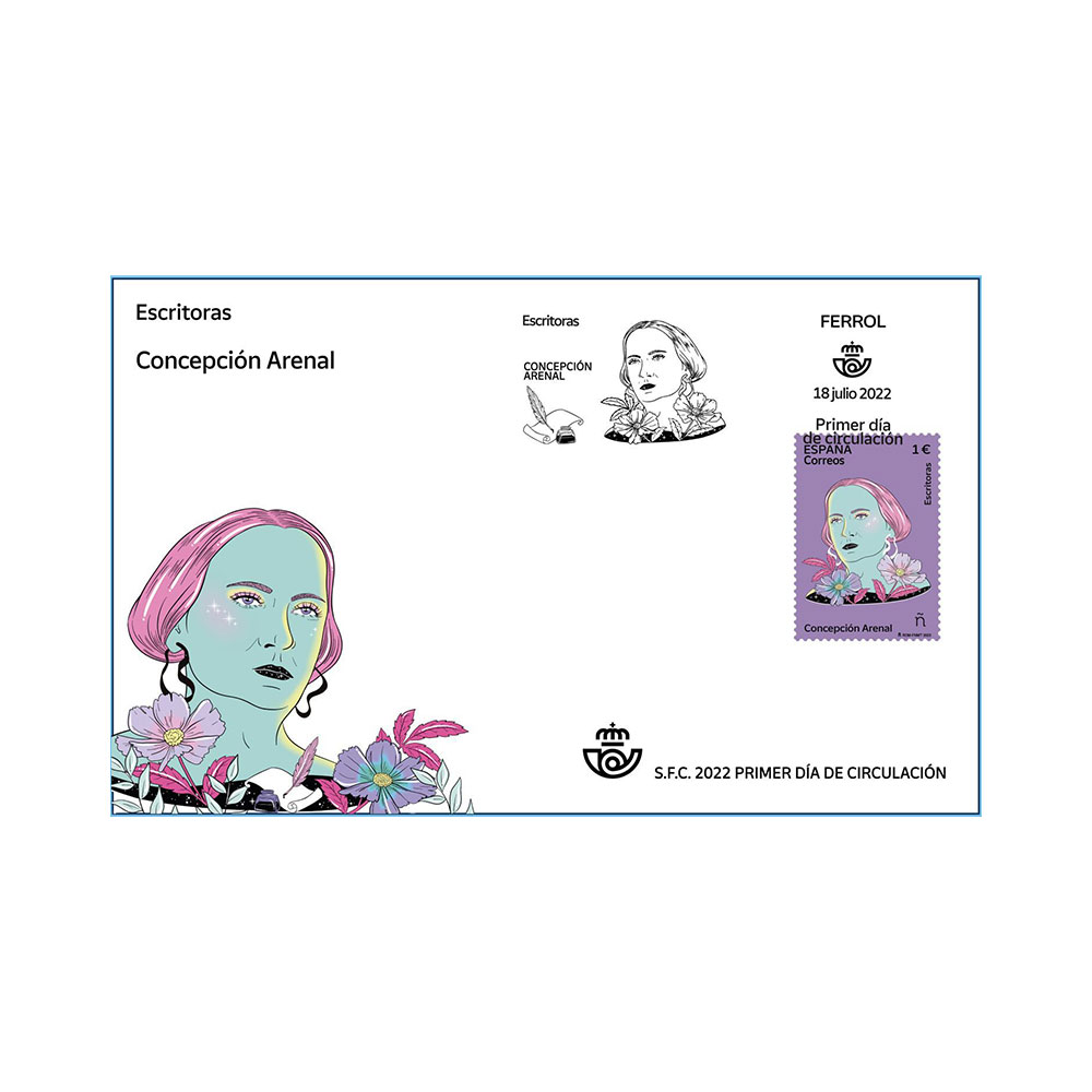 Sobre Primer Día Concepción Arenal Correos para coleccionar