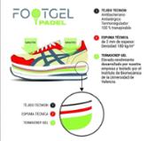 miniatura Plantilla Footgel Padel