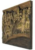 miniatura Relieve pueblo vintage