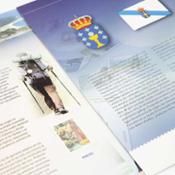 miniatura carpeta Mi Tierra Galicia de filatelia Correos