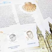 miniatura dossier colección mi tierra: Galicia  con sellos e imágenes