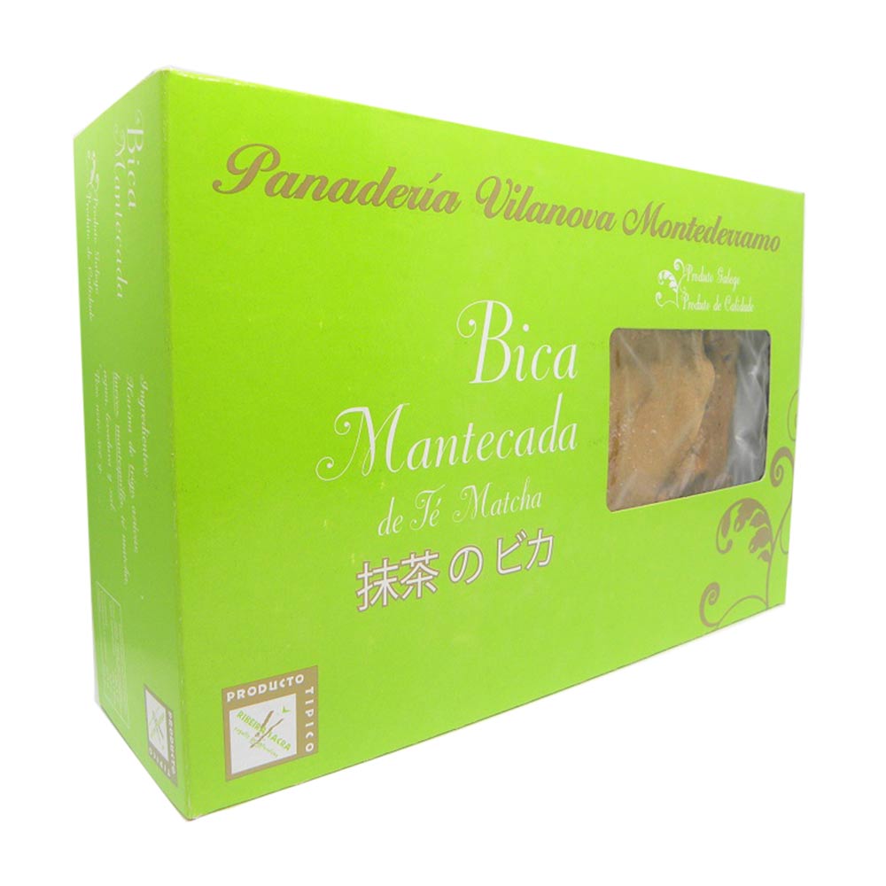 Bica Mantecada de té matcha - Bica de 500 g