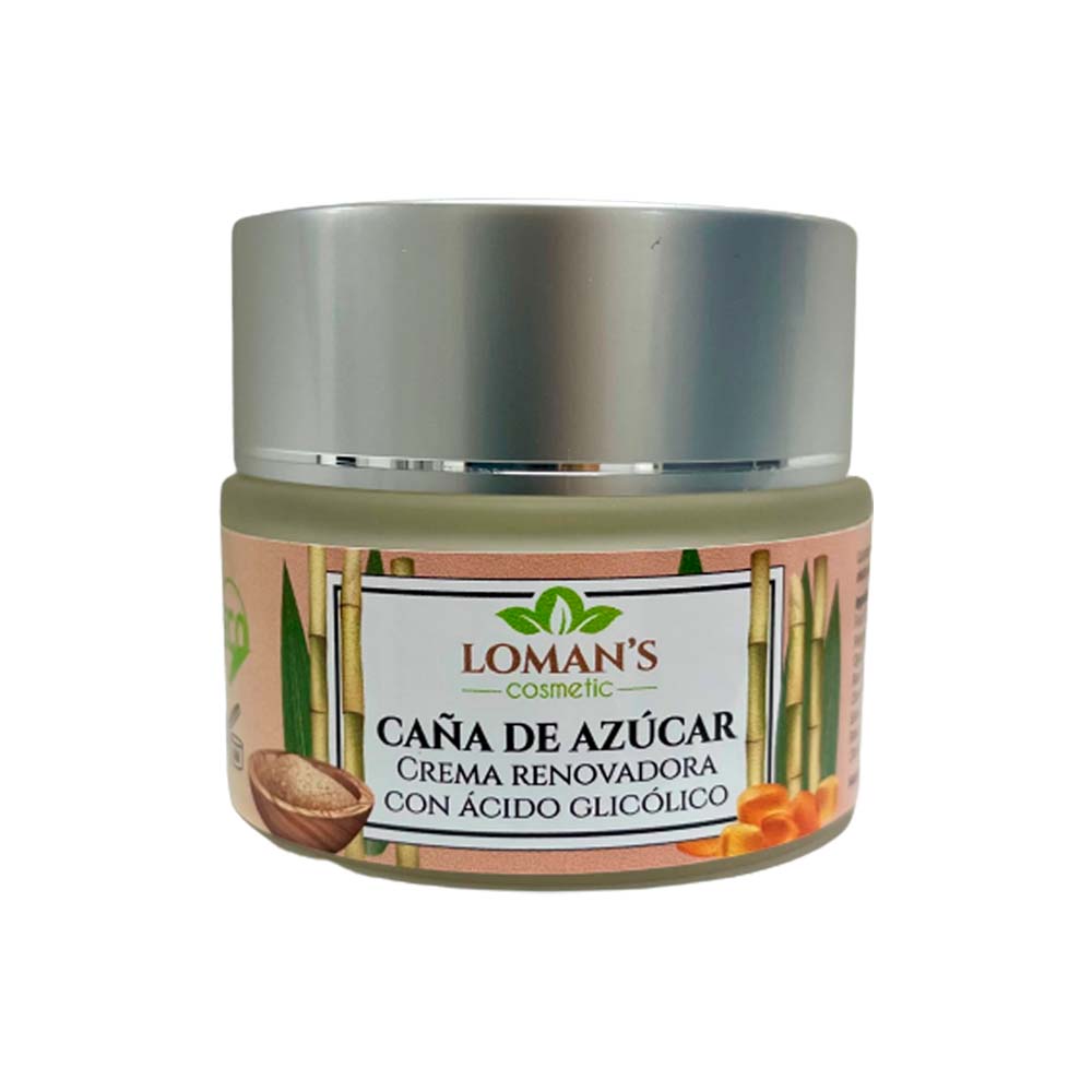 Caña de azúcar, crema renovadora con ácido glicólico