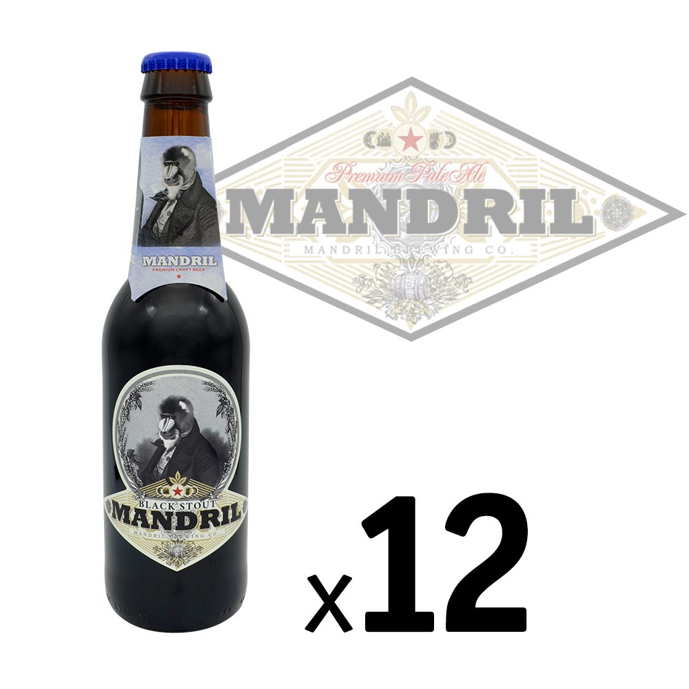 Cerveza Artesana Mandril Black Stout