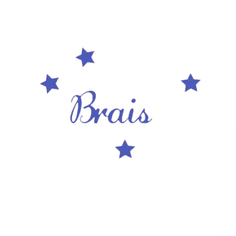 Vinilo con nombre personalizado para pared