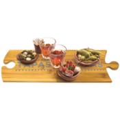 miniatura Set de 2 tablas de bambú puzzle para tapas 3
