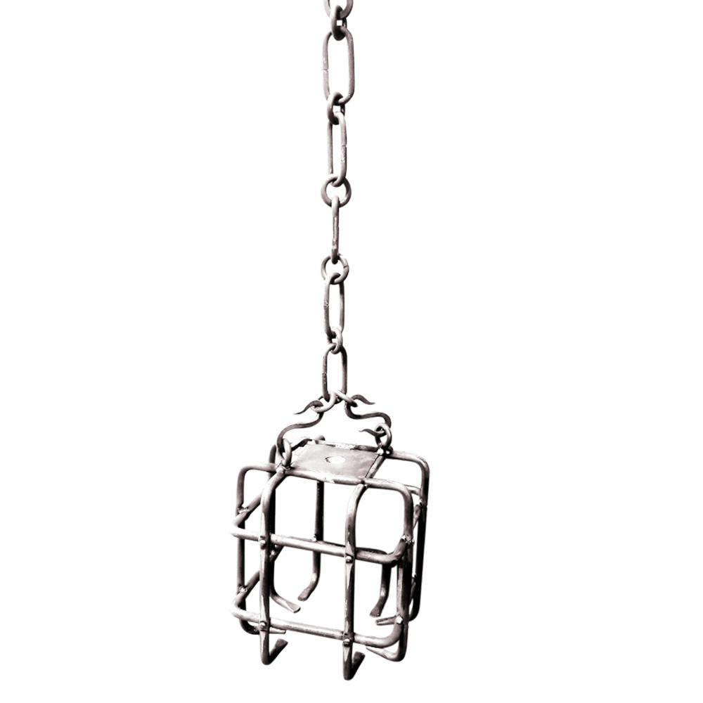 miniatura Lámpara, farol  de forja medieval