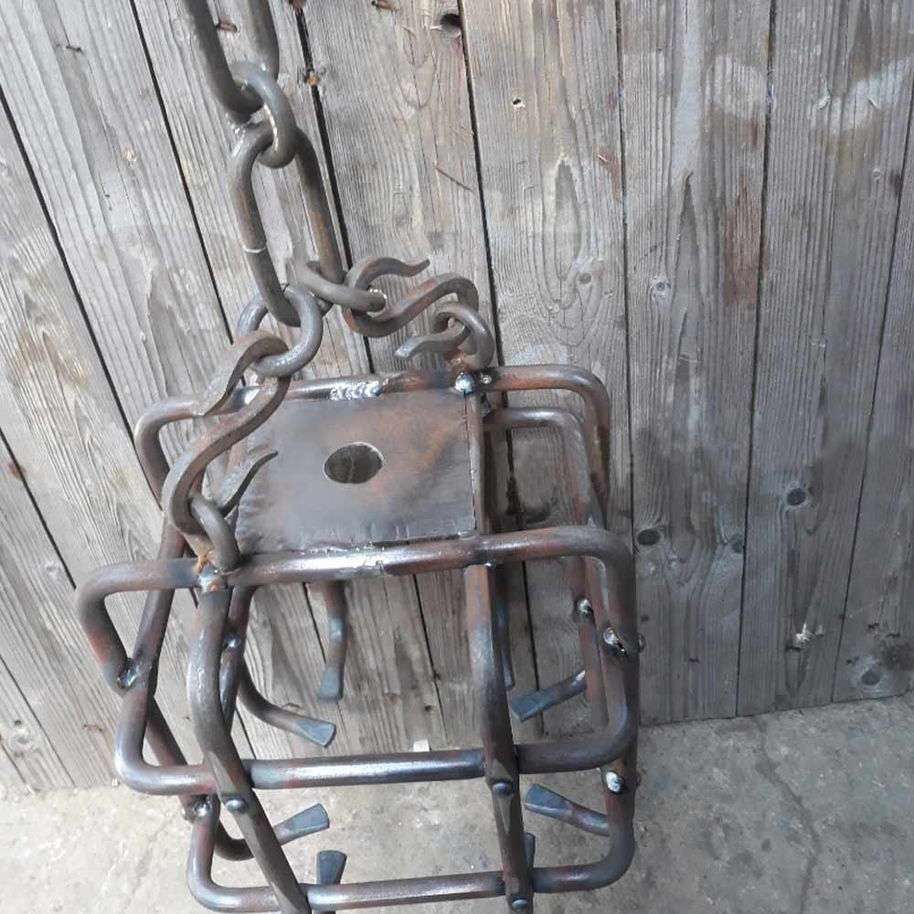 miniatura Lámpara, farol  de forja medieval