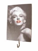 miniatura Cuadro Percha 1 gancho Marilyn Monroe lentejuelas 1
