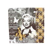 miniatura Cuadro de Marilyn Monroe mariposas 1