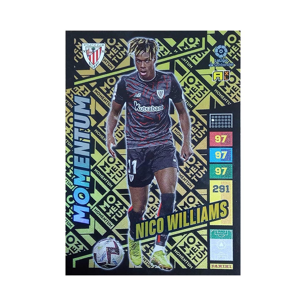 Nico Williams Momentum  Adrenalyn XL XL La Liga 2022 2023