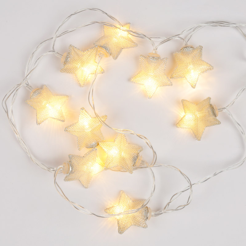 Tape Pink Guirnalda estrellas metálicas