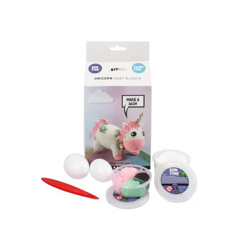 Kit de arcilla para crear unicornio