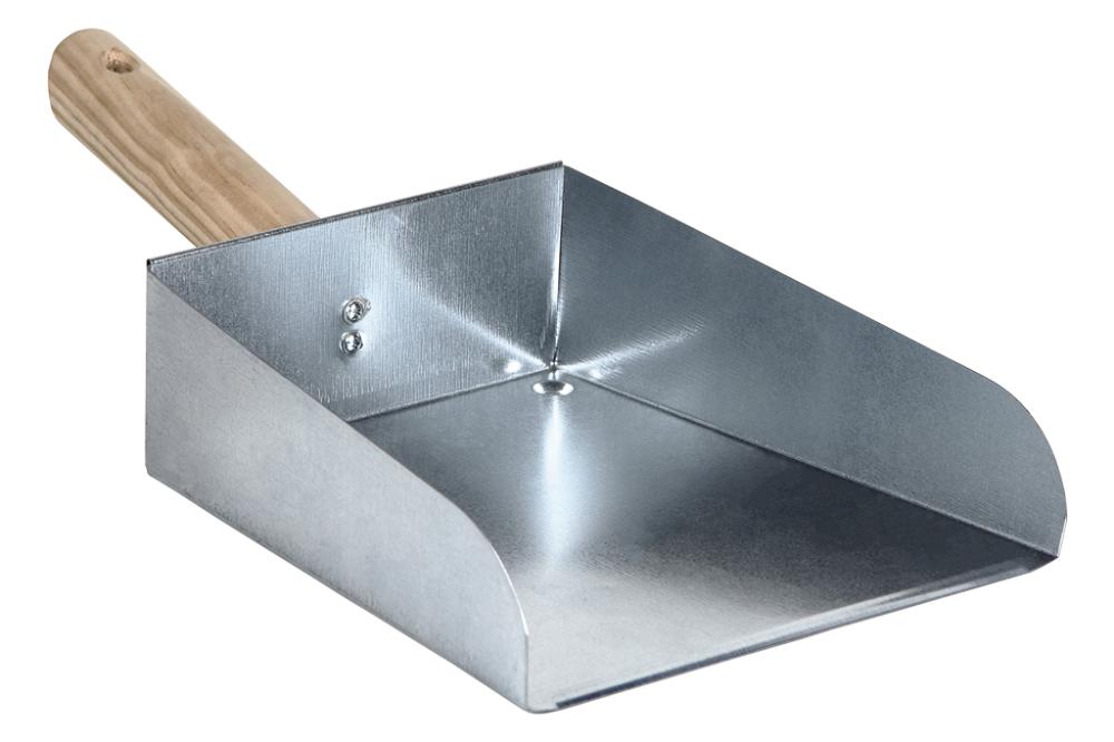 Pack Recogedor Metálico Mango Madera River x6