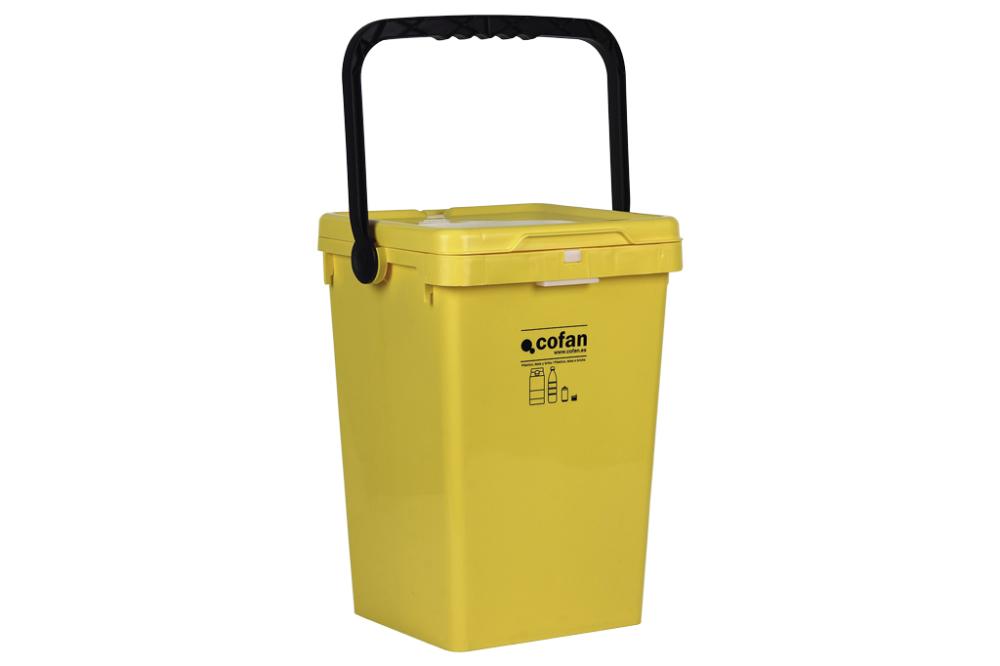 Contenedor Amarillo oara Plásticos y Latas Chalten 25 L