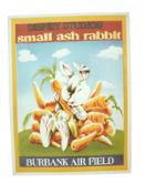 miniatura Cuadro Lienzo Canvas Madera Infantil Dibujo Animado Antiguo Conejo